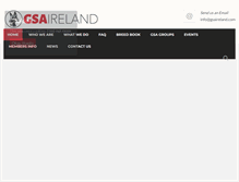 Tablet Screenshot of gsaireland.com